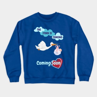 Coming Soon - Women Pregnancy Announcement Crewneck Sweatshirt